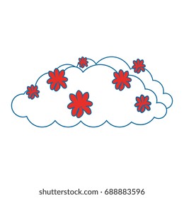 bush with flowers icon