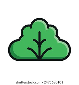 Bush icon vector design templates simple and modern