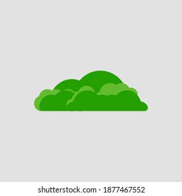 Bush Symbol, Vektorgrafik auf weißem Hintergrund