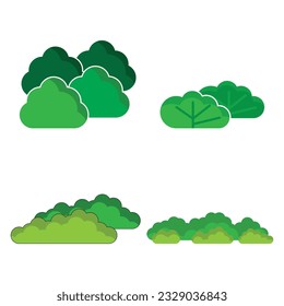 bush icon vector template illustration logo design