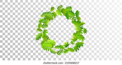 Bush leaves vibrant vector backdrop. Tropical bush foliage closeup. Rowan and oak leaves flying. Botanical natural wallpaper. Fresh floral abstract backdrop.