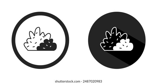 Bush logo. Bush icon vector design black color. Stock vector.