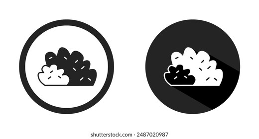 Bush logo. Bush icon vector design black color. Stock vector.