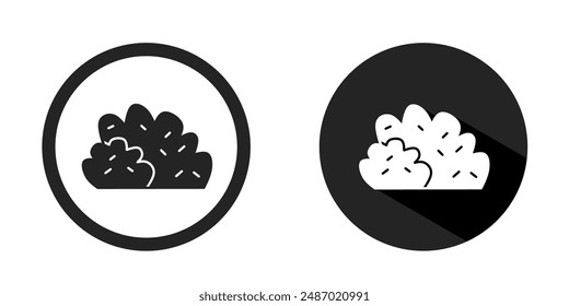 Bush logo. Bush icon vector design black color. Stock vector.