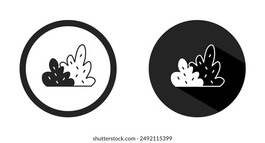 Bush logo. Bush icon vector design black color. Stock vector.