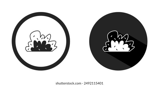 Bush logo. Bush icon vector design black color. Stock vector.