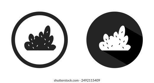Logo de Bush. Icono de Bush diseño de Vector color negro. Vector estándar.