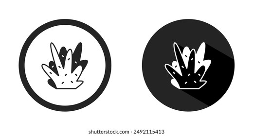 Bush-Logo. Bush Icon Vektorgrafik Design Schwarz Farbe. Vektorgrafik des Bestands.
