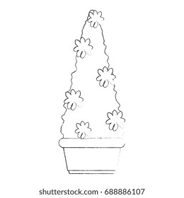 bush in a pot icon