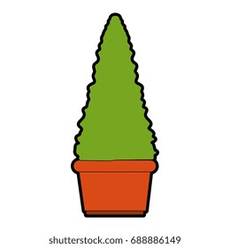 bush in a pot icon