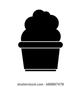 bush in a pot icon