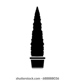 bush in a pot icon