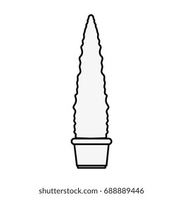 bush in a pot icon