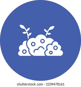 Bush vector icon. Can be used for printing, mobile and web applications.
