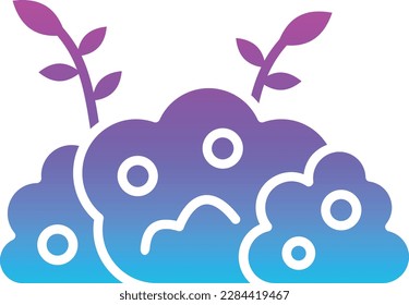 Icono vector de Bush. Se puede usar para imprimir, móviles y aplicaciones web.