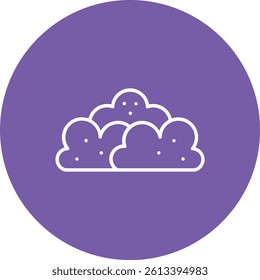 Bush vector icon. Can be used for printing, mobile and web applications.