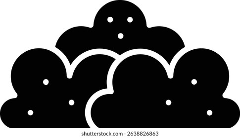 Bush vector icon. Can be used for printing, mobile and web applications.