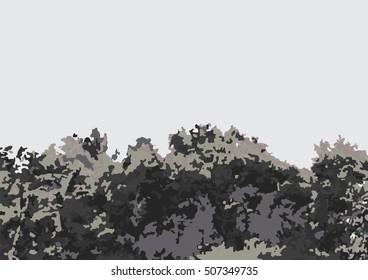 Bush vector object