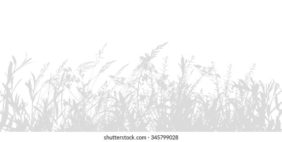 bushes with butterflies. Vector