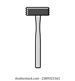 bushing hammer tool color icon vector. bushing hammer tool sign. isolated symbol illustration