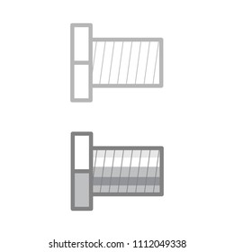 Bushing icon flat web sign symbol logo label