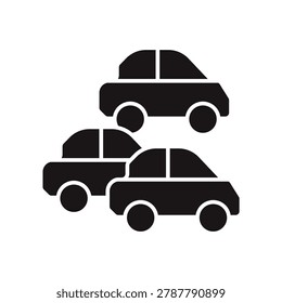 busi road icons minimalist flat style design, busi road Vector illustration on white background