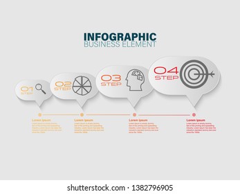 Businees infographic vector design, templates, element, timelines. Work layout or process to marketing present.