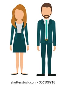 Busines people graphic design, vector illustration eps10