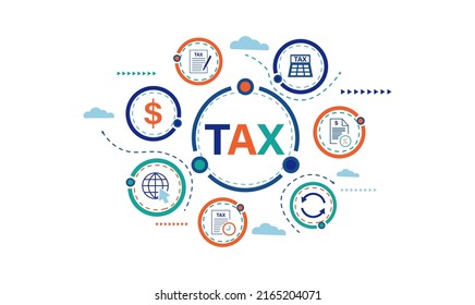 BusinessInnenInnenInnenInnen haben das Konzept, das individuelle Einkommensteuererklärungsformular online zur Steuerzahlung auszufüllen. Regierung, staatliche Steuern. Datenanalyse, Papierkram, Finanzforschung, Bericht. Steuererklärung für die Berechnung.