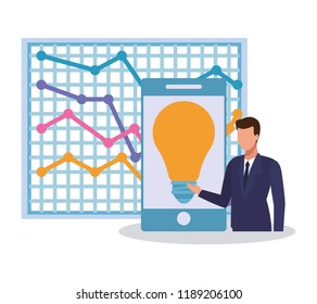 Businesman and technology