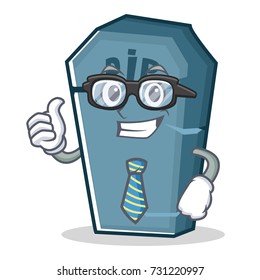 Businesman tombstone character cartoon object