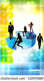 Business Abstract Background