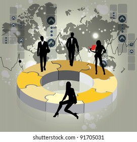Business Abstract Background