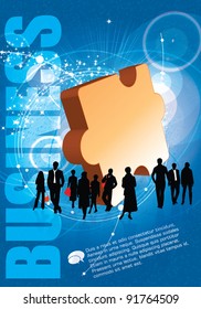 Business Abstract Background