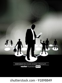 Business Abstract Background