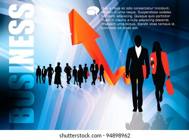 Business Abstract Background