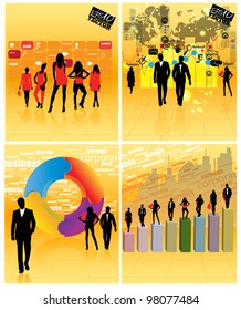Business Abstract Background