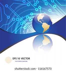 business abstract background - vector illustration