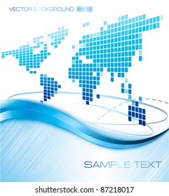 Business abstract background. Vector illustration.