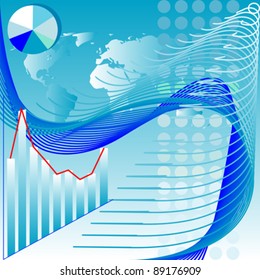 business abstract background vector illustration