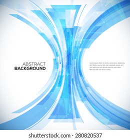 Business abstract blue background. 