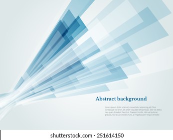 Business abstract blue background. Vector illustration.
