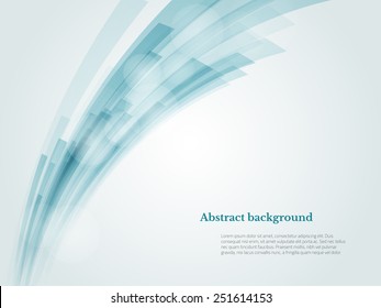 Fondo azul abstracto empresarial. Ilustración vectorial.
