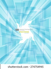 Business abstract blue background. Vector illustration.
