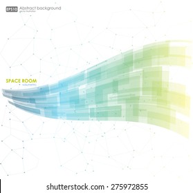 Business abstract blue background. Vector illustration. Abstract colorful background. Vector.