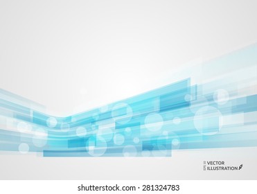 Business abstract blue background. Vector illustration.