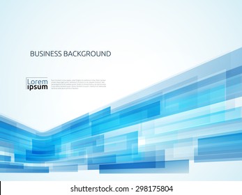 Business abstract blue background. Vector illustration.