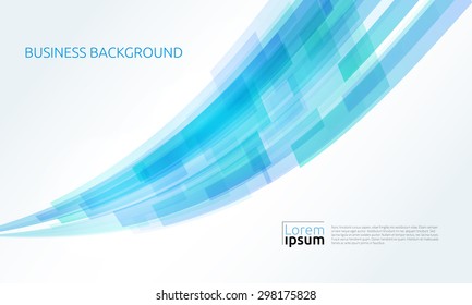 Business abstract blue background. Vector illustration.