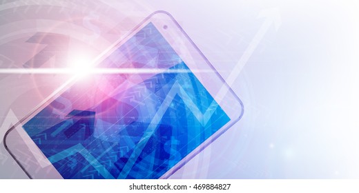 Business abstract bright vector concept