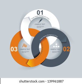 Business Abstract Circle icon. Corporate, Media, Technology styles vector logo design template.